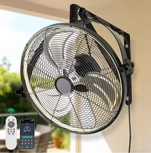 Ventilateur mural 100 % puissant et efficace pour tout espace – Vitesses réglables – 120 V – 30 pouces – Noir minuit - Product Image 1