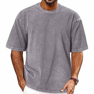 Camiseta de Manga Corta Casual para Hombre, Tejida en Poliéster/Algodón de Alta Calidad, con Estampado Completo y Logotipo Personalizado, Anti-Pilling, OEM - Product Image 1