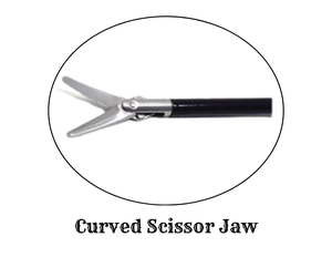 Medeasy Steel <b>Laparoscopic</b> Monopolar Curved Scissor Grasper Manual Surgical Dissection <b>Instrument</b> for <b>Training</b> Use General - Product Image 2