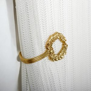Sujetador de Cortina de Latón Sólido, Decorativo, Montado en la Pared, de Lujo, para Interiores, para Ventanas, para Uso en Hogares Modernos y Hoteles - Product Image 3