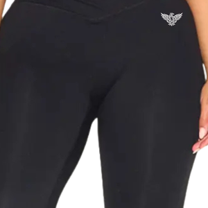 Womens High Waist <b>Flare</b> <b>Leggings</b> Yoga Pants Gym Workout Running Fitness Stretch Quick Dry Warm Invisible Pocket Soft Breathable - Product Image 5