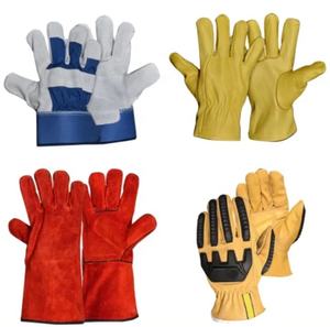 Gants de travail en cuir pour hommes, avec mousse à souder, personnalisés, de sécurité pour le travail - Product Image 5