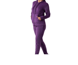 Conjunto Deportivo Casual de Dos Piezas para Mujer, con Capucha, 100% Algodón, de Secado Rápido, Estampado Invernal, Nueva Colección 2026, Calidad Premium - Product Image 1