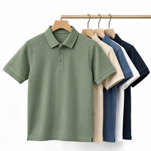 เสื้อโปโลชายผ้าฝ้าย 100% ปักลายตามสั่ง บริการ OEM เสื้อโปโลเปล่าเรียบๆ สำหรับกอล์ฟ ขายส่งจากบังกลาเทศ - Product Image 2