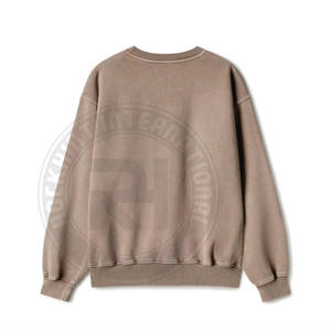 Nouvel Arrivage – Sweat-shirt Oversize Unisexe en Coton Polaire Personnalisable avec Logo, Anti-boulochage, Chaud et Décontracté pour l'Hiver 2026 - Product Image 2