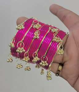 Crafted Kashmiri Churi <b>Bangles</b> Set Custom Colors Sizes Wholesale Prices Trendy Women's <b>Indian</b> Pakistani Jewelry <b>Bangles</b> Sets - Product Image 5
