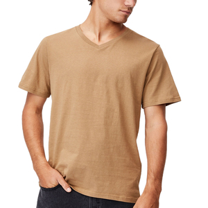 T-shirts décontractés pour hommes à manches longues, 100% coton respirant, écologiques, avec logo personnalisé, service OEM en gros, différentes couleurs - Product Image 1