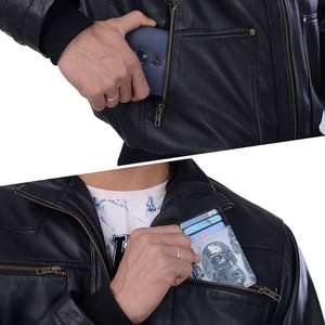 Chaqueta de Motocicleta de Cuero Genuino para Hombre, Tendencia 2026, Impermeable, Transpirable, Anti-UV - Product Image 5