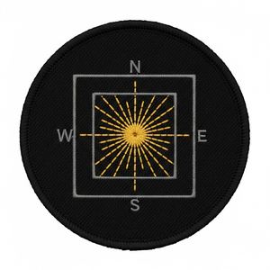 Écusson brodé thermocollant étoile maçonnique, badge rond de la franc-maçonnerie pour vêtements, veste, applique DIY personnalisée - Product Image 4