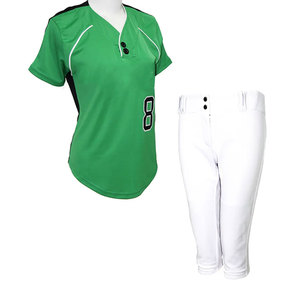 Tenue de softball pour femmes en polyester, durable et performante, avec design respirant, style professionnel - Product Image 3