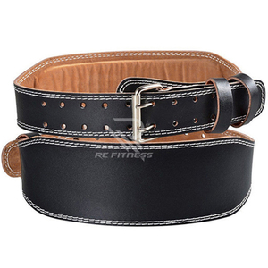 Ceinture de musculation en cuir pleine fleur RC Fitness avec boucle à dégagement rapide pour entraînement de strongman, vente en gros OEM - Product Image 2