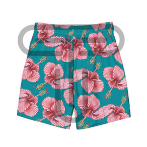 Shorts de plage d'été pour hommes avec impression Logo et design personnalisés Shorts de surf de qualité supérieure fermeture à la taille élastique plaine - Product Image 1