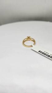 Premium 14K Gold Ladies Ring HI Color SI Purity Natural Diamond 0.17ct Rhodium Plated IGI Certified Luxury Womens Daily Wear - Product Image 4