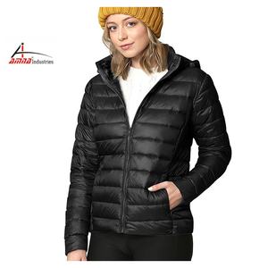 Blouson d'hiver 100% polyester plus léger à col en fausse fourrure, veste de protection, rembourré, léger, en coton et polyester, nouveau Style - Product Image 1