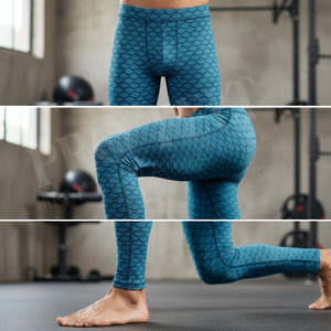 Accepted Private Label Whole Sale Trendy Stylish Quick Dry Breathable Compression leggings Workout Training Football Skinny Pant - Product Image 4