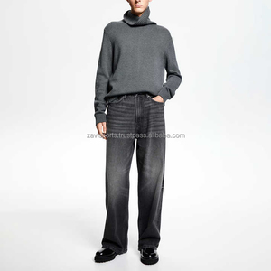 Nouveau style de jeans en denim pour hommes, pantalon en denim pour hommes, jeans taille haute pour hommes, pantalon en denim respirant lavé avec le meilleur OEM - Product Image 3