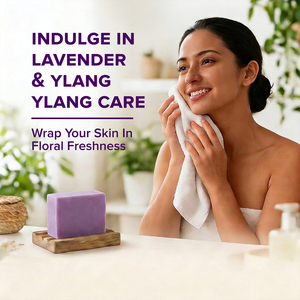 Savon solide à la lavande et à l'ylang-ylang pour tous types de peau, taille standard, usage adulte, savon de bain aromathérapeutique naturel, en vente - Product Image 4