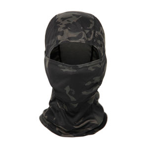 Masque facial balaclava camouflage coloré avec panneau transparent pour les activités de plein air, taille adulte unisexe 54-56 cm - Product Image 2