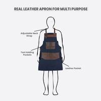 Tablier de service hôtelier de luxe en toile, gilet de barman personnalisé avec logo de marque et poches, pour serveurs de restauration et de haute cuisine