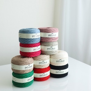 knitting yarn OH Landa Combed Cotton Crochet Yarn for Hand Knitting 200g Ball Hand Knitting Yarn <b>thick</b> yarn - Product Image 1