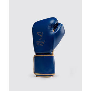 Gants de boxe MMA Sanda Fly Superloop Pro X 2 personnalisés en cuir de vache véritable avec fermeture auto-agrippante de haute qualité - Product Image 2