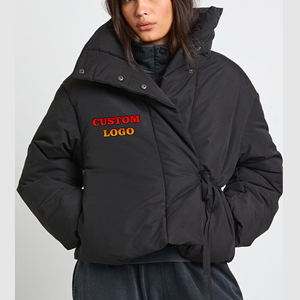 Nouvelle arrivée 2027 : Veste matelassée en coton pour femme, personnalisée avec logo imprimé DTF, vêtement décontracté d'hiver, imperméable, respirante et chaude. - Product Image 5