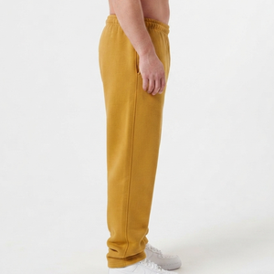 Wholesale Men's Solid Color Soft Comfortable Sweatpants Spring Loose <b>Wide</b> <b>Leg</b> Pants Heavyweight Casual Sports <b>Joggers</b> - Product Image 6