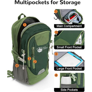 Mochila Escolar Diaria de Alta Calidad, con el Mejor Diseño, Logotipo Personalizado, del Mejor Proveedor, Cómoda, con Múltiples Bolsillos, Gran Capacidad y Ligera - Product Image 3