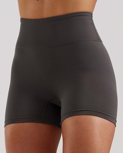 Shorts pour femmes Graphite Essential très demandés, taille haute, respirants et anti-transpiration, pour le fitness et l'entraînement - Product Image 2