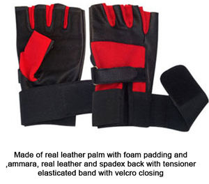 Gants de sport gants de cyclisme d'entraînement fitness haltérophilie demi-doigts gants sans doigts personnalisés - Product Image 3
