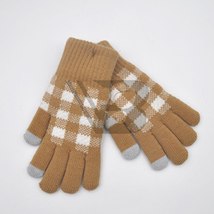 100% Merino Wool Custom Logo Men Magic Warm Women Knitted Winter <b>Gloves</b> with Luxury Vintage Cycling & Ski <b>Touchscreen</b> - Product Image 2