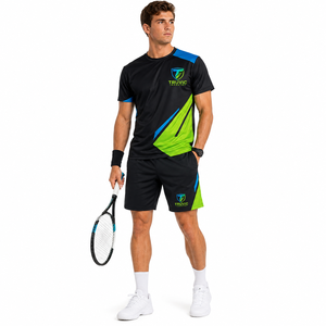 Tenue de tennis personnalisée pour homme, grande taille, respirante, avec logo, nouvelle collection, pour femme, anti-humidité, séchage rapide - Product Image 1