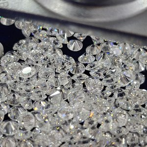 HPHT Lab Grown Filled Brilliant Cut Diamonds 0.031ct 0.035ct F Color Excellent Polished Melee Sieve Certified Jewelry Making R&K - Product Image 4