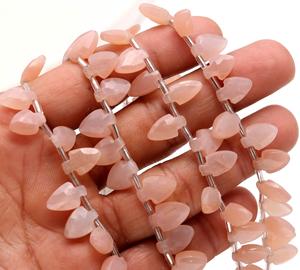 Perles de pierre de lune facettées en éclats, pierres semi-précieuses en vrac, fil de pierres - Product Image 3