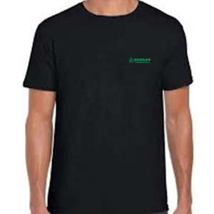 T-shirts pour hommes en coton biologique 100% de qualité supérieure Coupe classique à manches courtes T-shirts décontractés de couleur unie à la mode pour hommes - Product Image 3