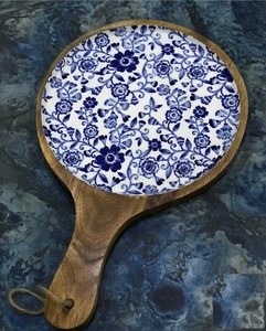 Plateau en bois émaillé imprimé, design NewlyMade, plateau en bois, plateau émaillé, plateau imprimé, au meilleur prix de gros - Product Image 3