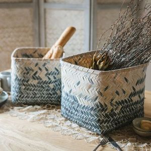 Zigzag Best Seller High Quality Bamboo <b>Basket</b> Handmade in Vietnam 100% Handmade <b>Basket</b> Cheap Wholesale From Natural Bamboo 2025 - Product Image 4