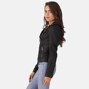 Veste matelassée en cuir d'agneau véritable pour femme, imperméable, réversible, design moderne pour l'hiver, vêtements d'extérieur - Product Image 3