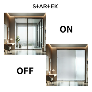 กระจกพาร์ทิชันสำหรับสำนักงานทำจากไฟเบอร์กลาสผนังกั้นที่ประตูกระจกอัจฉริยะปรับแสงได้ดีไซน์ทันสมัย - Product Image 3