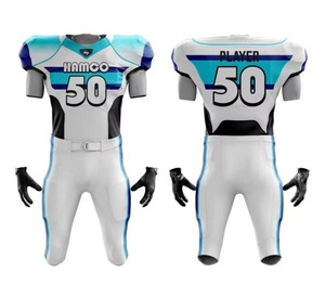 Maillot de football américain pour équipes masculines – Respirant, anti-humidité, manches courtes, personnalisable avec nom d'équipe – Prix raisonnable - Product Image 3