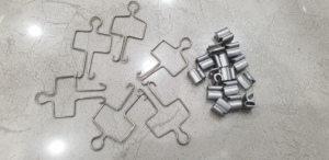Clips de protection de queue en acier inoxydable pour la fauconnerie, clips pour sac à dos, lot de 25 - Product Image 3
