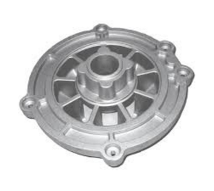 Componente de aluminio fundido a presión con superficie arenada - Product Image 1