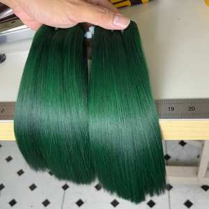 Extensiones de Cabello Liso Extremo Súper Doble Trama, Precio Mayorista de Fábrica, 100% Cabello Humano Virgen Vietnamita Natural, 8-40 Pulgadas - Product Image 1