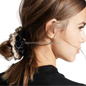 Custom Logo 100% Pure Mulberry Silk Scrunchies Headband Ponytail <b>Hair</b> <b>Ties</b> Skin-friendly for Women & Kids - Product Image 6