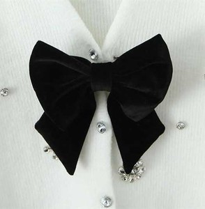 Cardigan élégant respirant pour homme, orné de perles, col en V, tricoté, boutonné sur le devant, motif losanges, idéal pour les soirées - Product Image 5