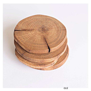 Polished Wood Drink Coasters Modern Luxury Eco Handmade Durable Stylish Square Customized Size for <b>Table</b> Decor Home Bar <b>Walnut</b> - Product Image 1