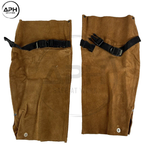 Mangas de Trabajo Resistentes a Cortes, Cobertura Completa del Brazo, Cierre Ajustable, Talla Personalizada, Ropa de Trabajo Industrial, Color Sólido, Mangas de Soldadura de Cuero - Product Image 4