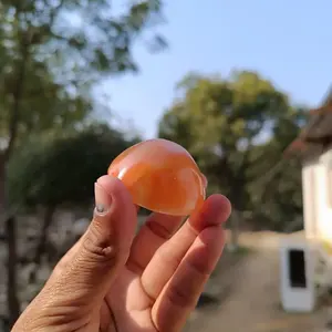 Bol décoratif de luxe poli miroir, bol en pierre finition mate, bol sculpté massif, décor en pierre de qualité supérieure - Product Image 2