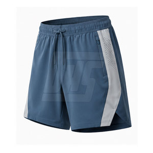 Shorts de sport pour hommes, respirants, tissu à séchage rapide, taille élastique, coupe ample, pour la course à pied, la gym, l'entraînement, vêtements de sport, vente en gros - Product Image 3