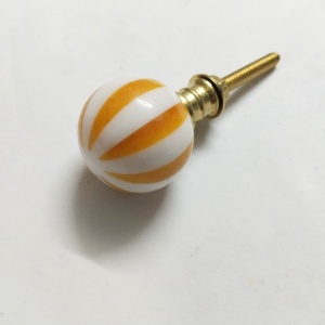 Handcrafted Resin Colorful Melon Look Multi Door <b>Knobs</b> Elegant & Unique Perfect for Interior and Exterior Installations - Product Image 2